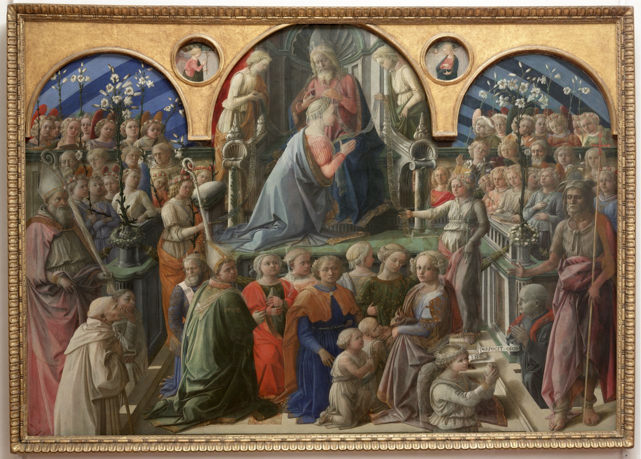 incoronazione di Maria Vergine, Annunciazione (dipinto) di Lippi Filippo (sec. XV)