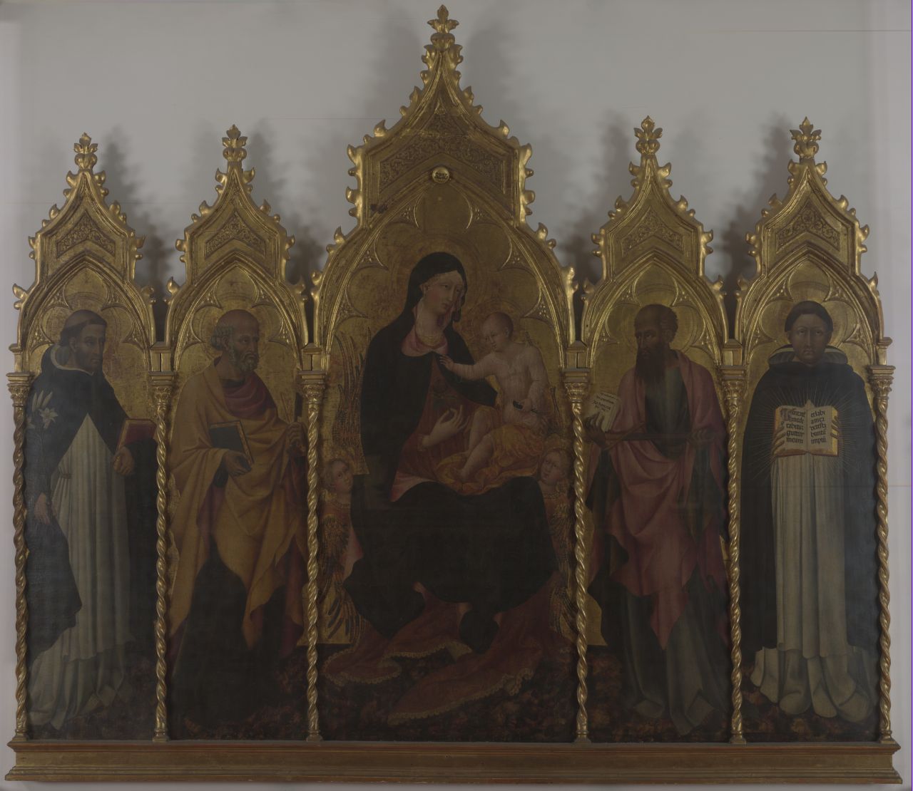 Madonna con Bambino, Santi (polittico) di Giovanni di Paolo (sec. XV)
