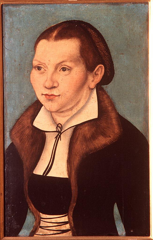 ritratto di Caterina Bora (dipinto) di Cranach Lucas il Vecchio (bottega) (sec. XVI)