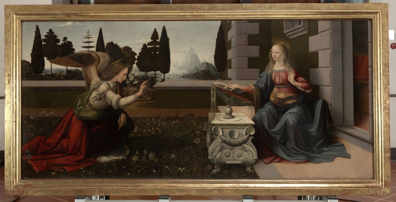 Annunciazione (dipinto) di Leonardo da Vinci (sec. XV)