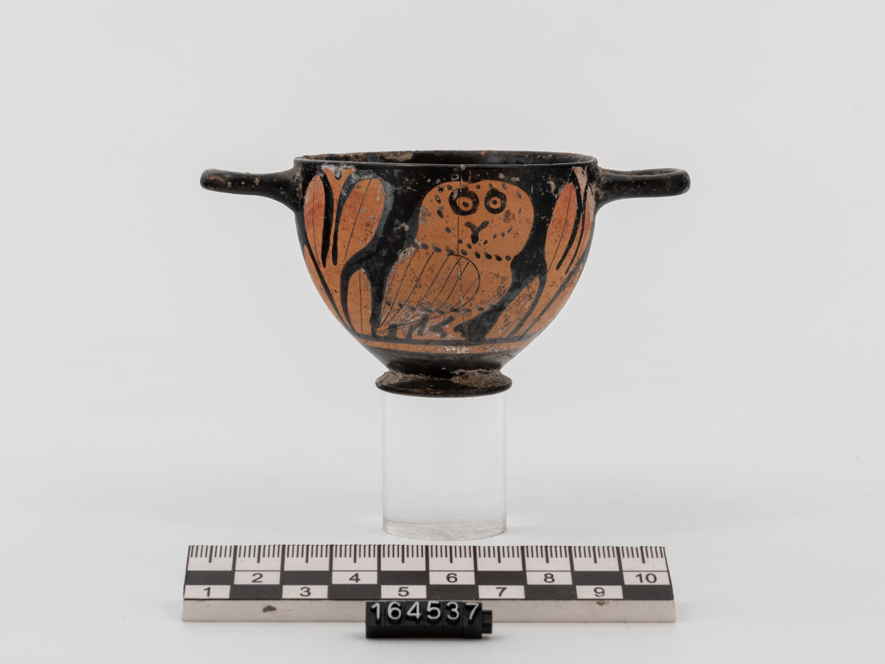 skyphos di Spanner Group (attribuito) - ambito lucano (primo quarto IV a.C)