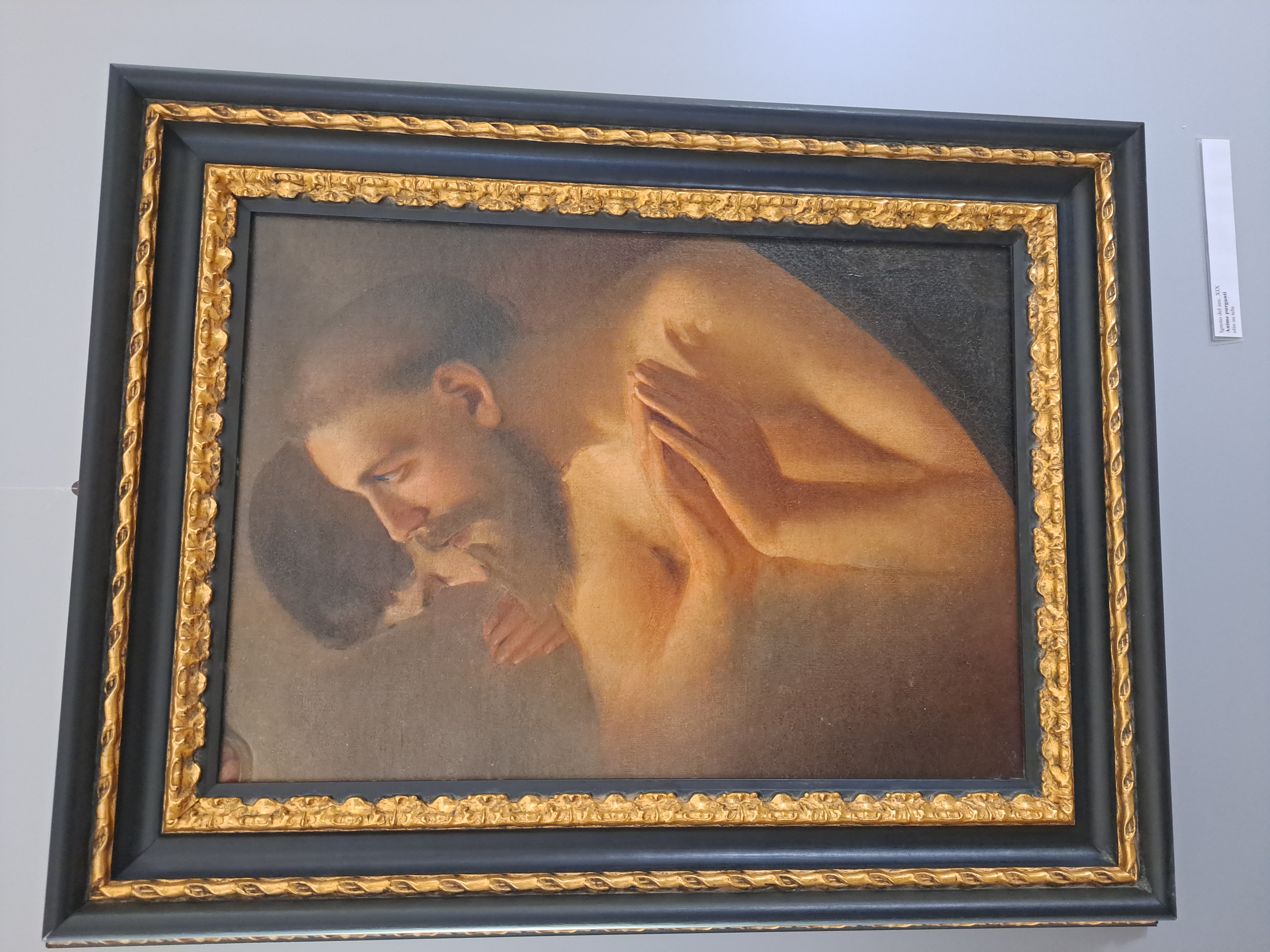 anime del purgatorio (dipinto) - ambito romano (inizio XX)