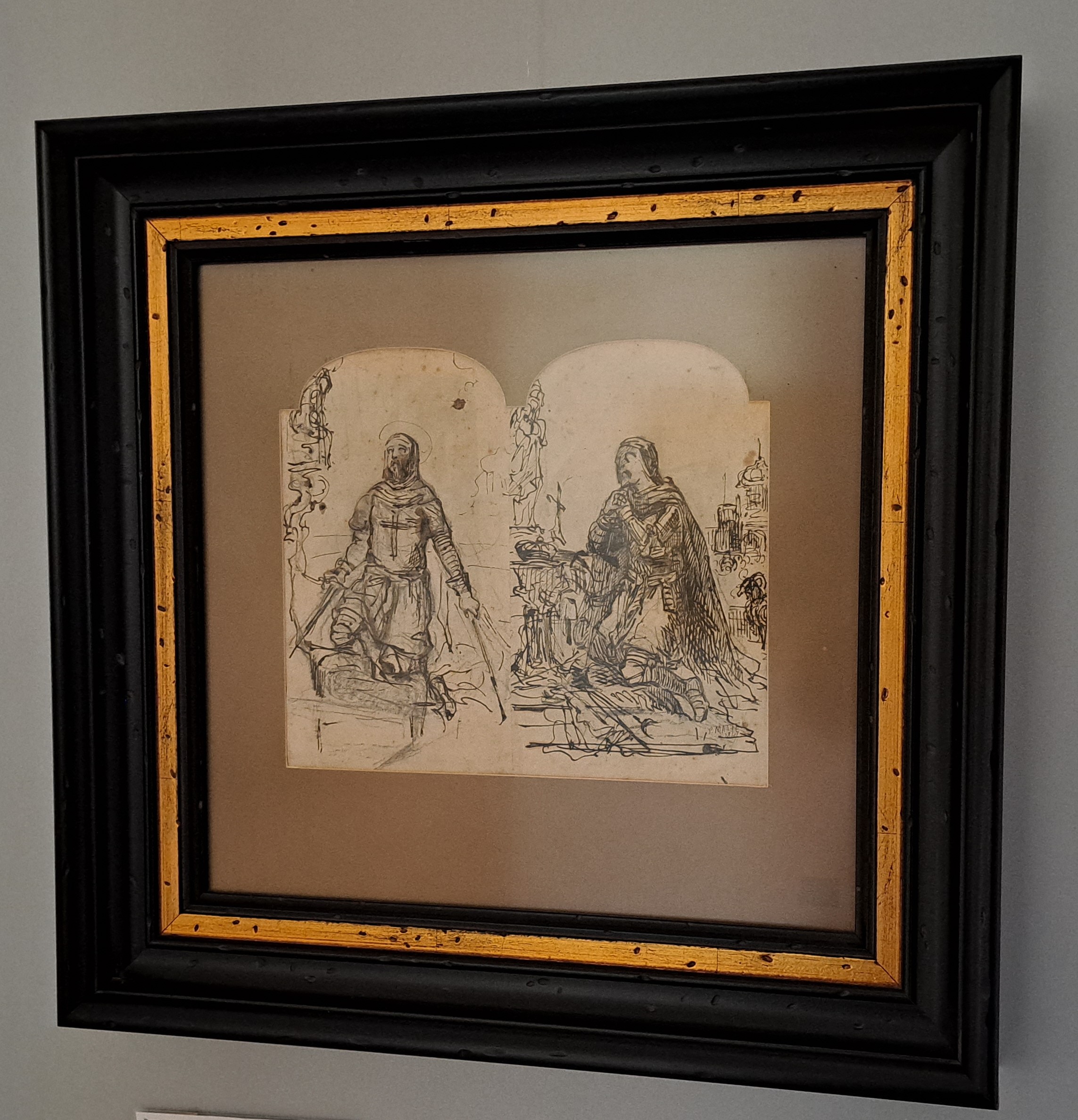 re crociato (disegno) di Mattej Pasquale (XIX)