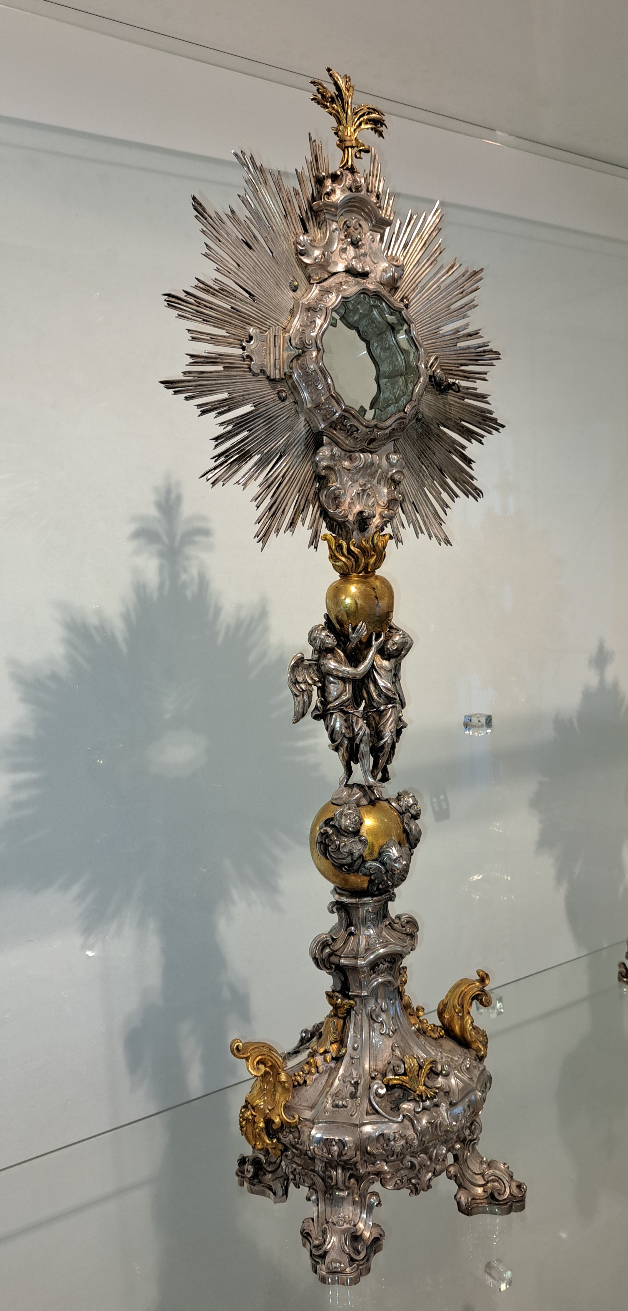 ostensorio - ambito partenopeo (inizio XVIII)