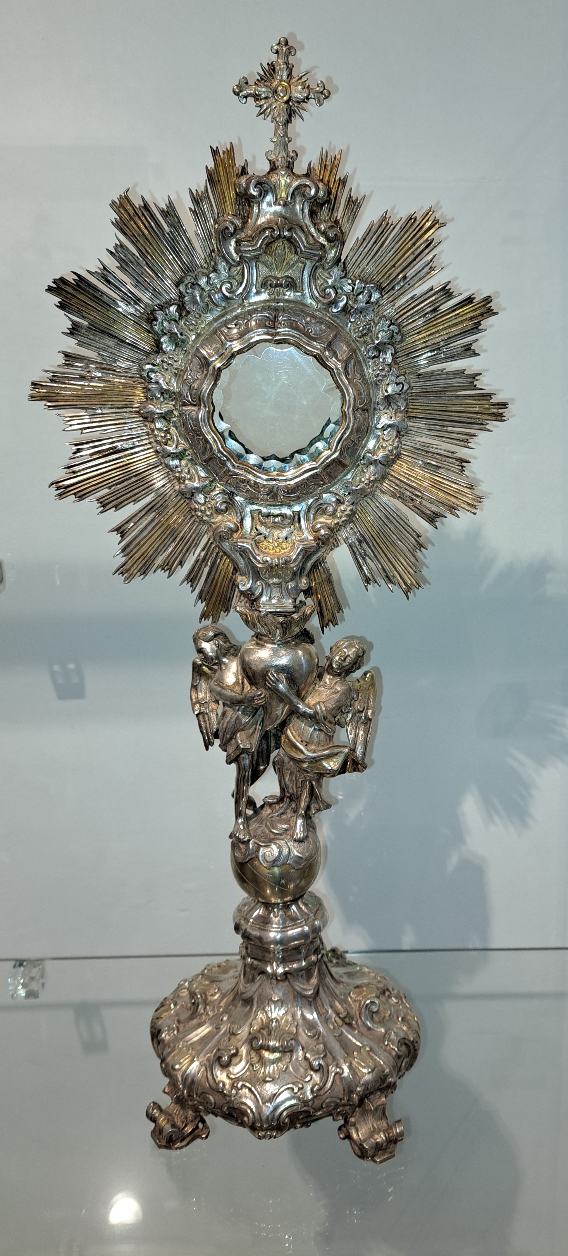 ostensorio - ambito partenopeo (fine/ inizio XVIII/ XIX)