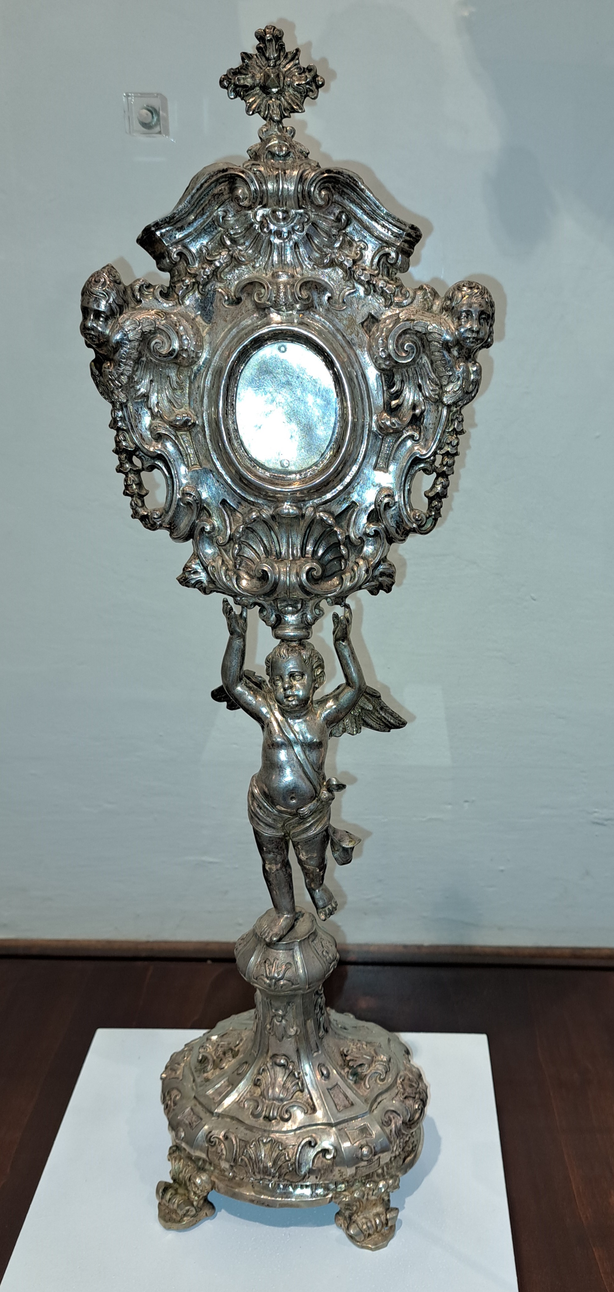 reliquiario-ostensorio - ambito partenopeo (metà XVIII)