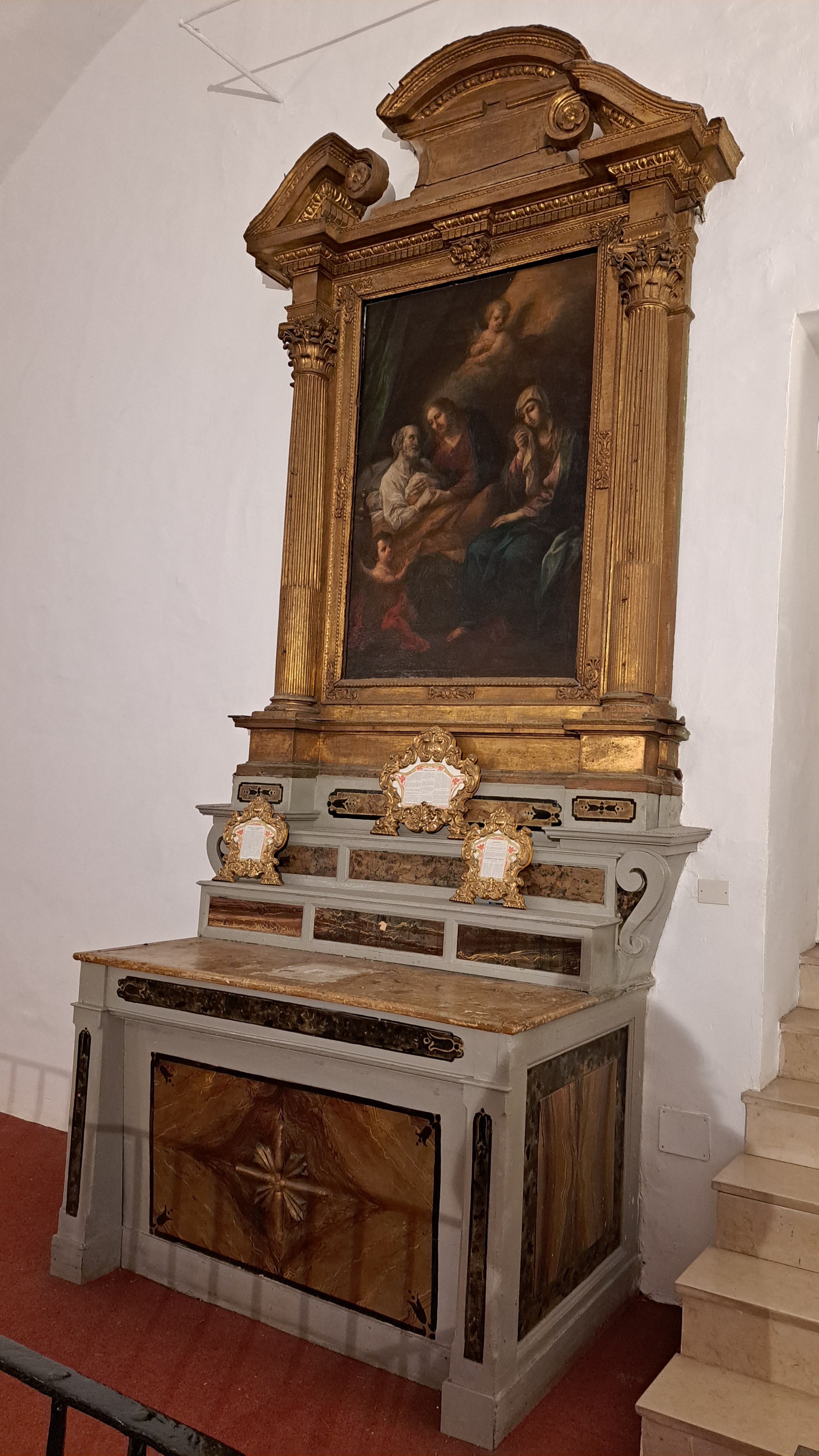 altare - ambito napoletano (prima metà XVIII)