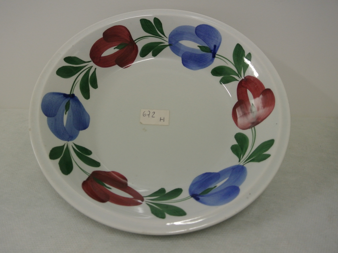 piatto fondo, opera isolata - ambito friulano (anni settanta sec. XX)