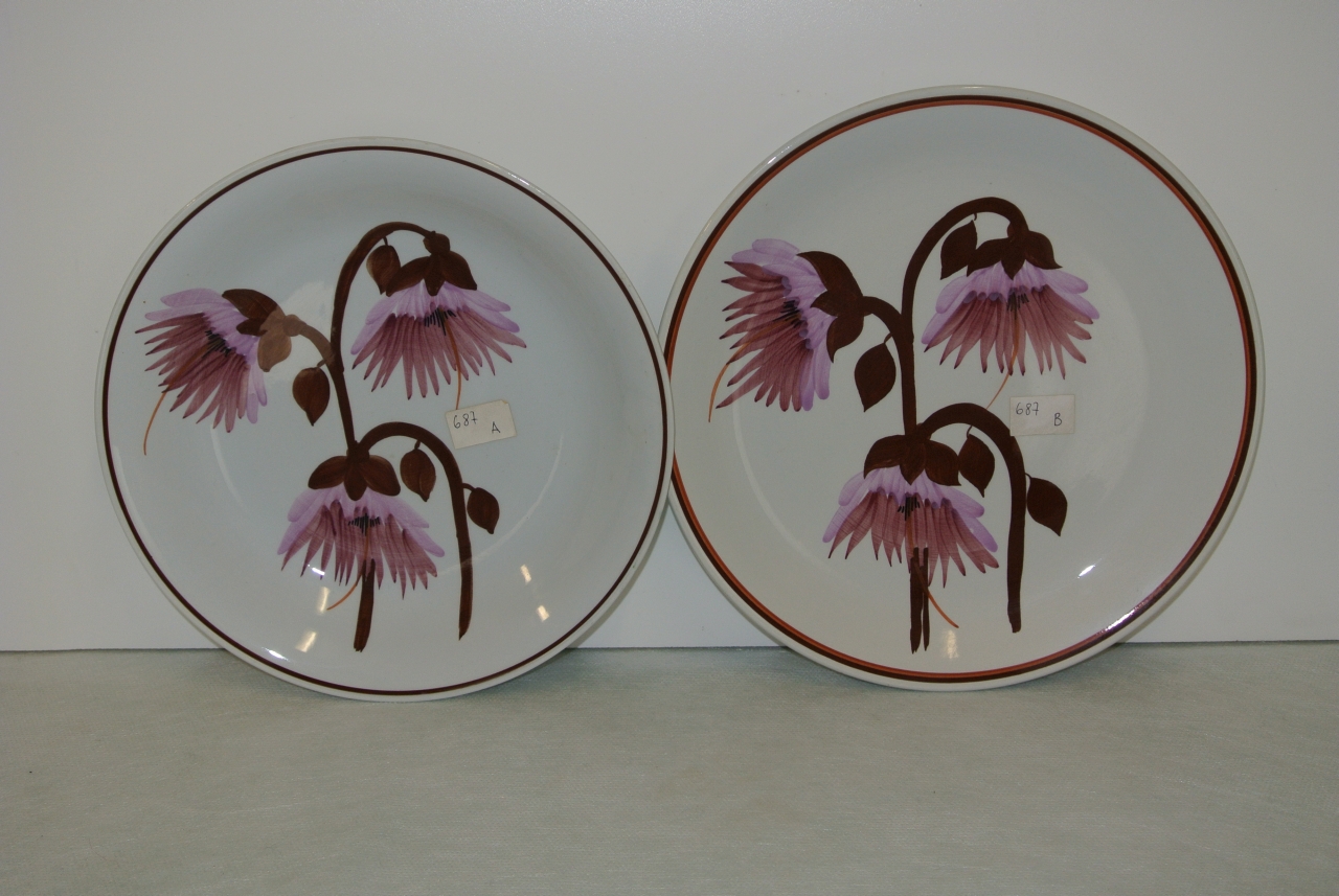 piatto, paio - ambito friulano (seconda metà sec. XX)