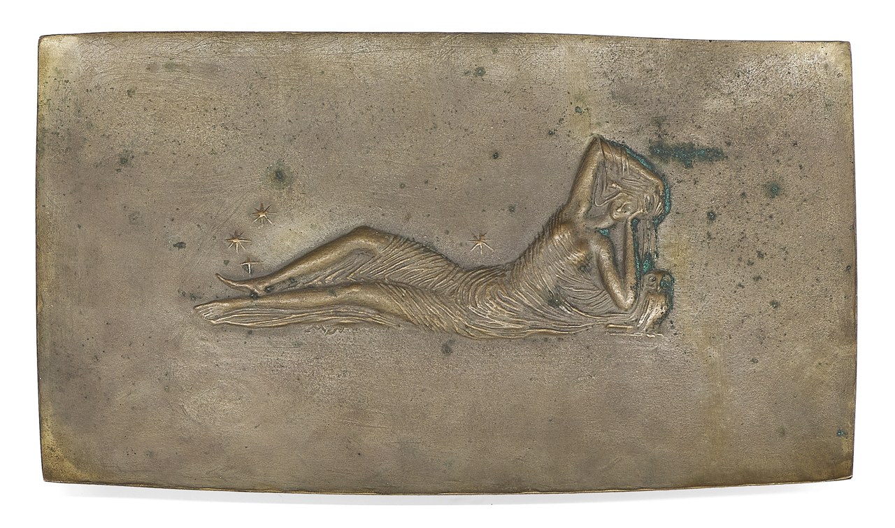 Notte tranquilla (rilievo) di Sartori, Mario (XX secolo)