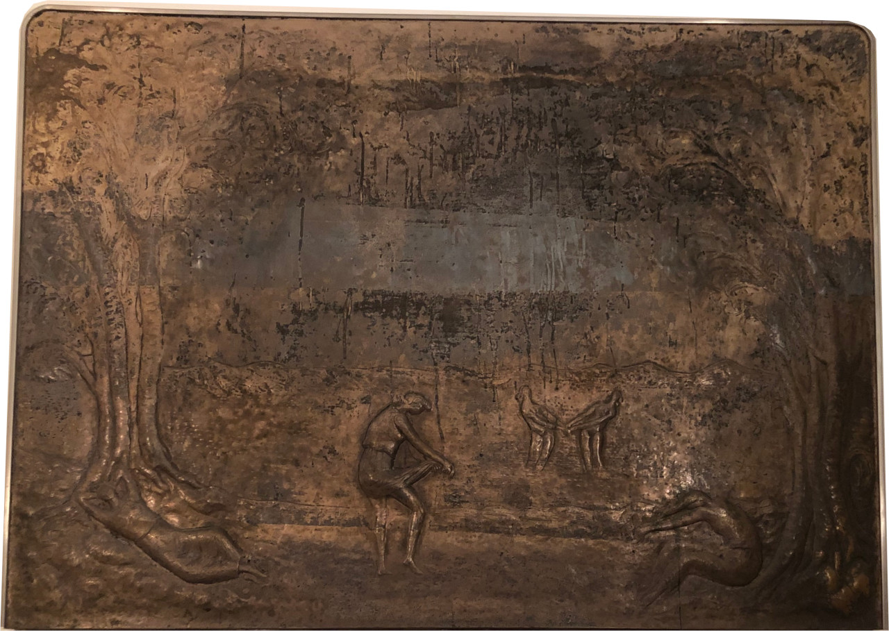 Paesaggio agreste (rilievo) di Mazzullo, Giuseppe (XX secolo)