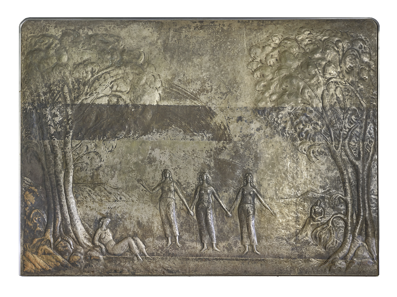 Paesaggio agreste (rilievo) di Mazzullo, Giuseppe (XX secolo)