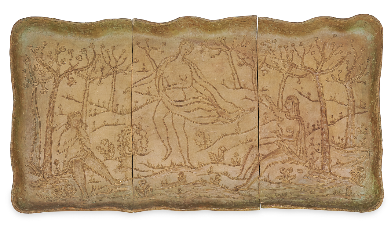 Vita agreste, Quattro stagioni (rilievo) - ambito italiano (XX secolo)