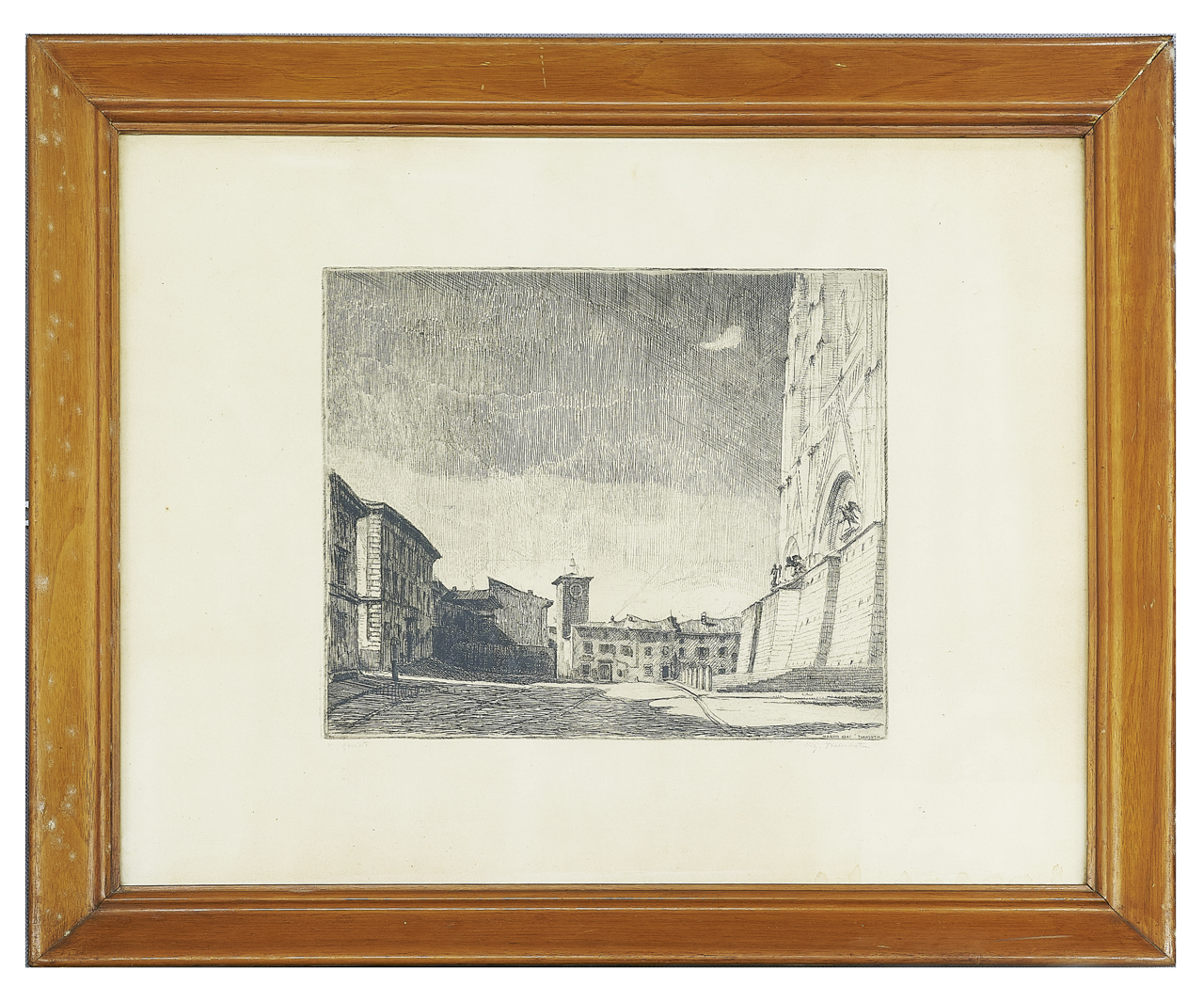 Orvieto (stampa) di Tramontin, Virgilio (XX secolo)