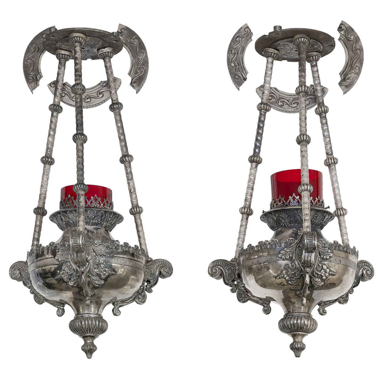 lampada da chiesa di Ditta Guglielmo Pisano - Genova (XX secolo)