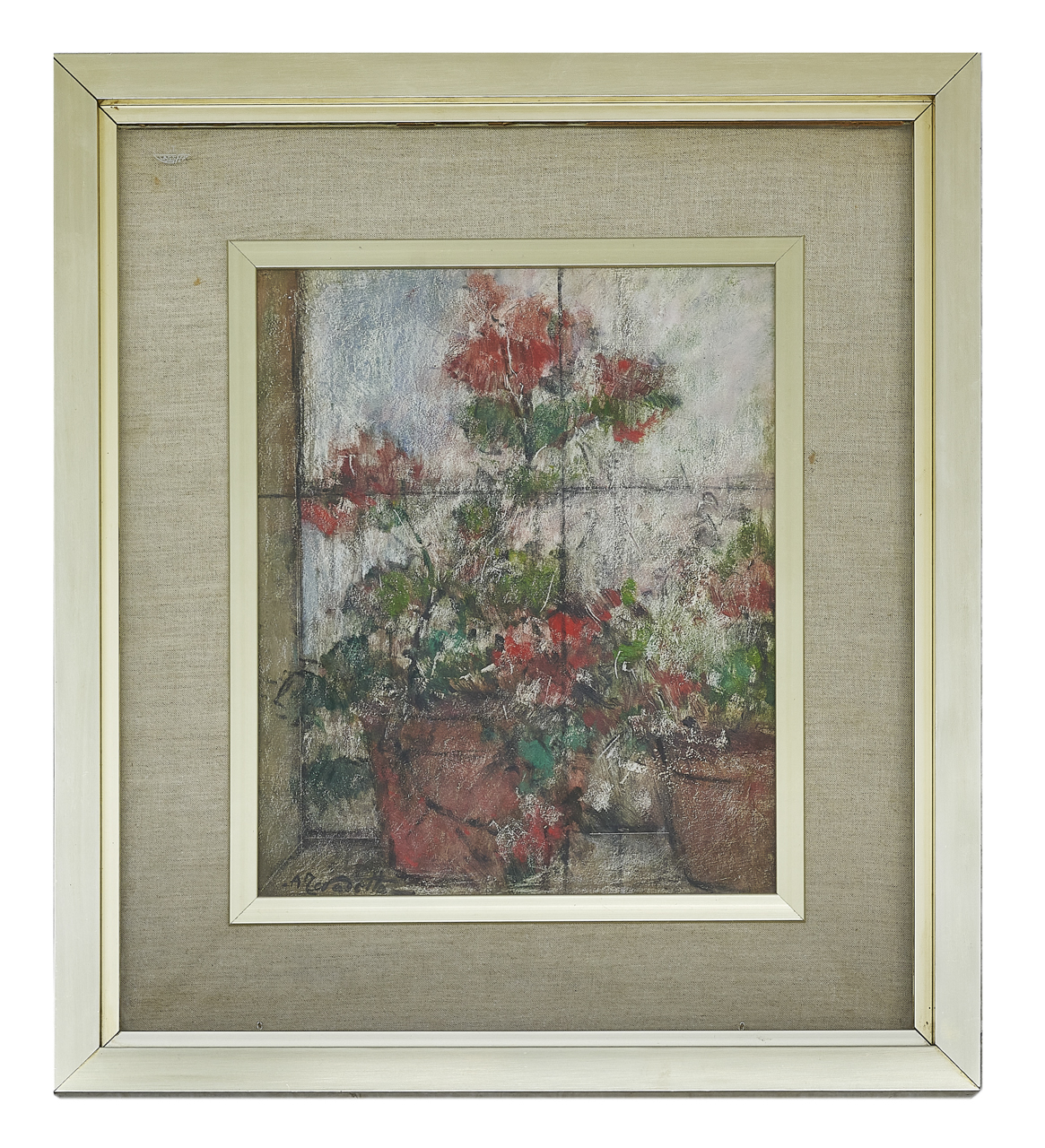 Fiori (dipinto) di Tevarotto, Angelo (XX secolo)