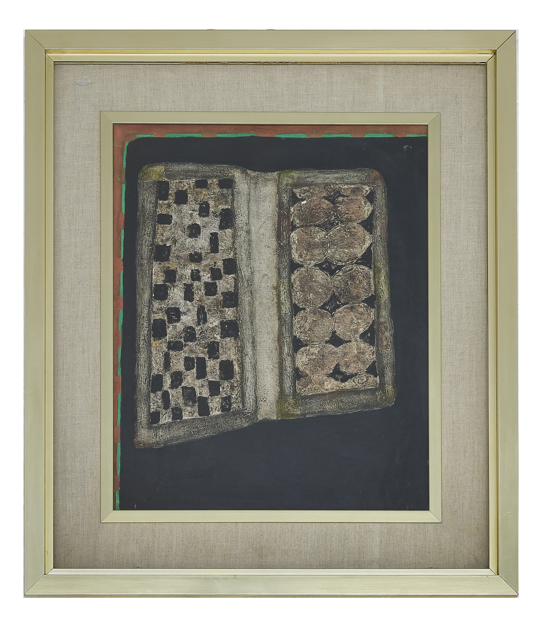 Teca grande, Astratto (dipinto) di Esposto, Arnaldo (XX secolo)