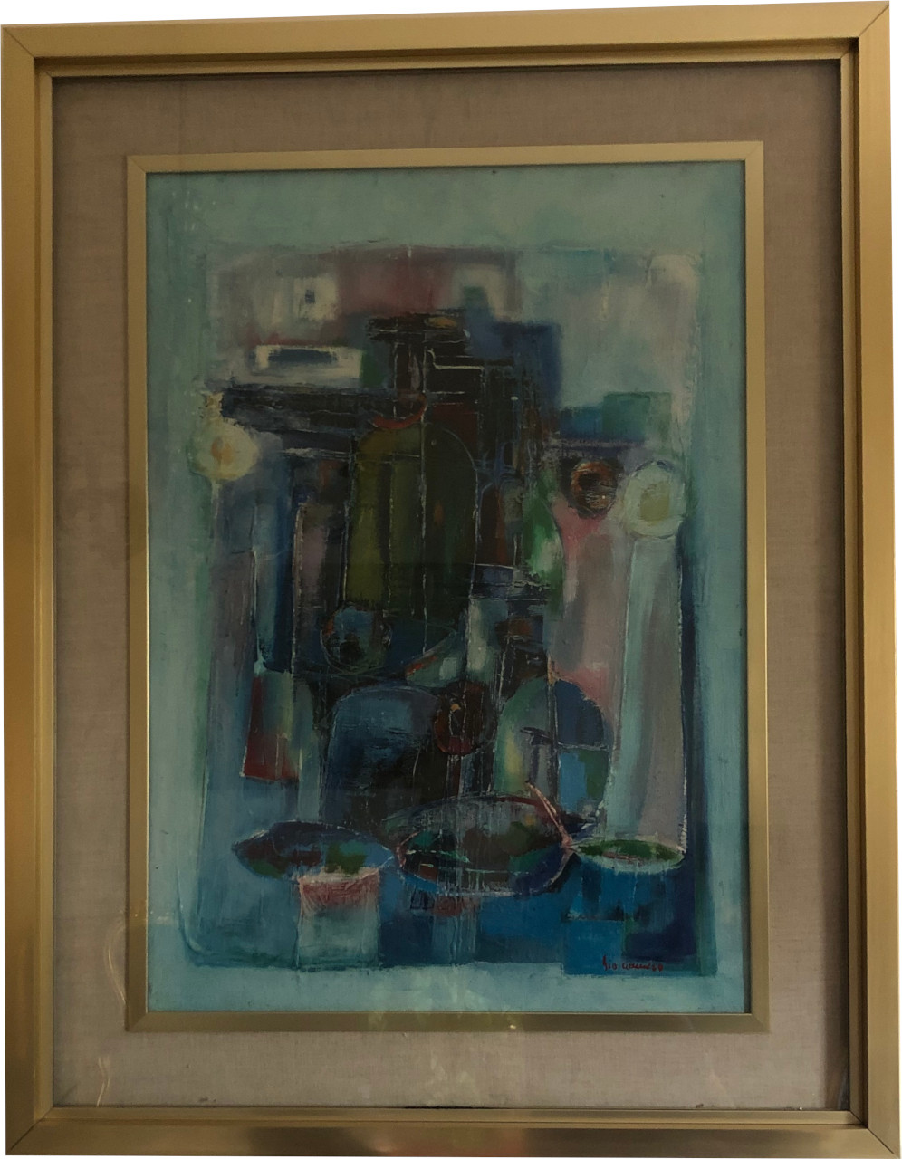 Sintesi del mare, Astratto (dipinto) di D'Amico, Giovanni (XX secolo)