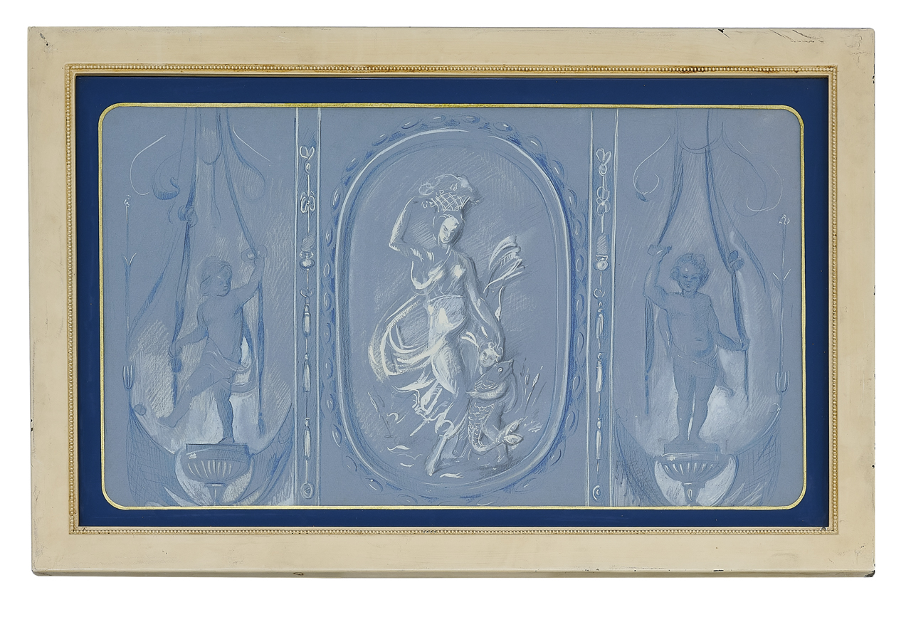 Motivi ornamentali (disegno) di Busiri Vici Olsoufieff, Alexandra (XX secolo)