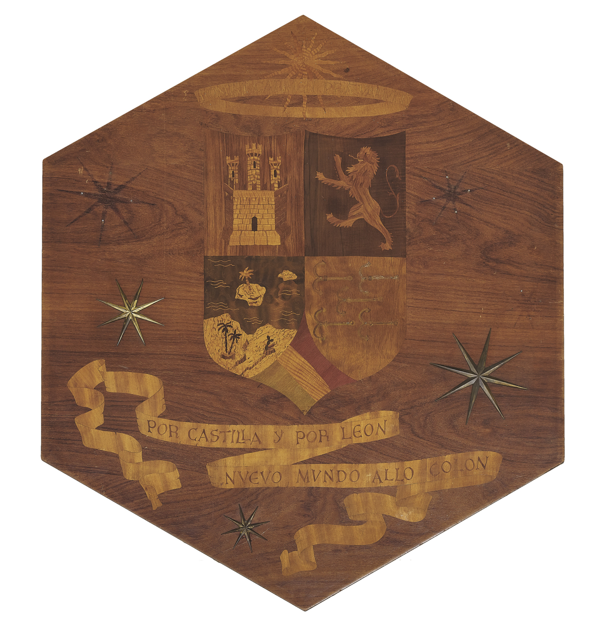 Stemma araldico di Cristoforo Colombo, Stemma araldico (pannello) di Pouchain, Carlo (XX secolo)