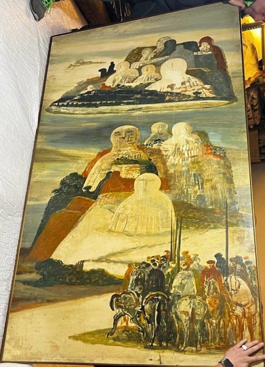 Paesaggio fantastico (dipinto) di Fiume, Salvatore (XX secolo)