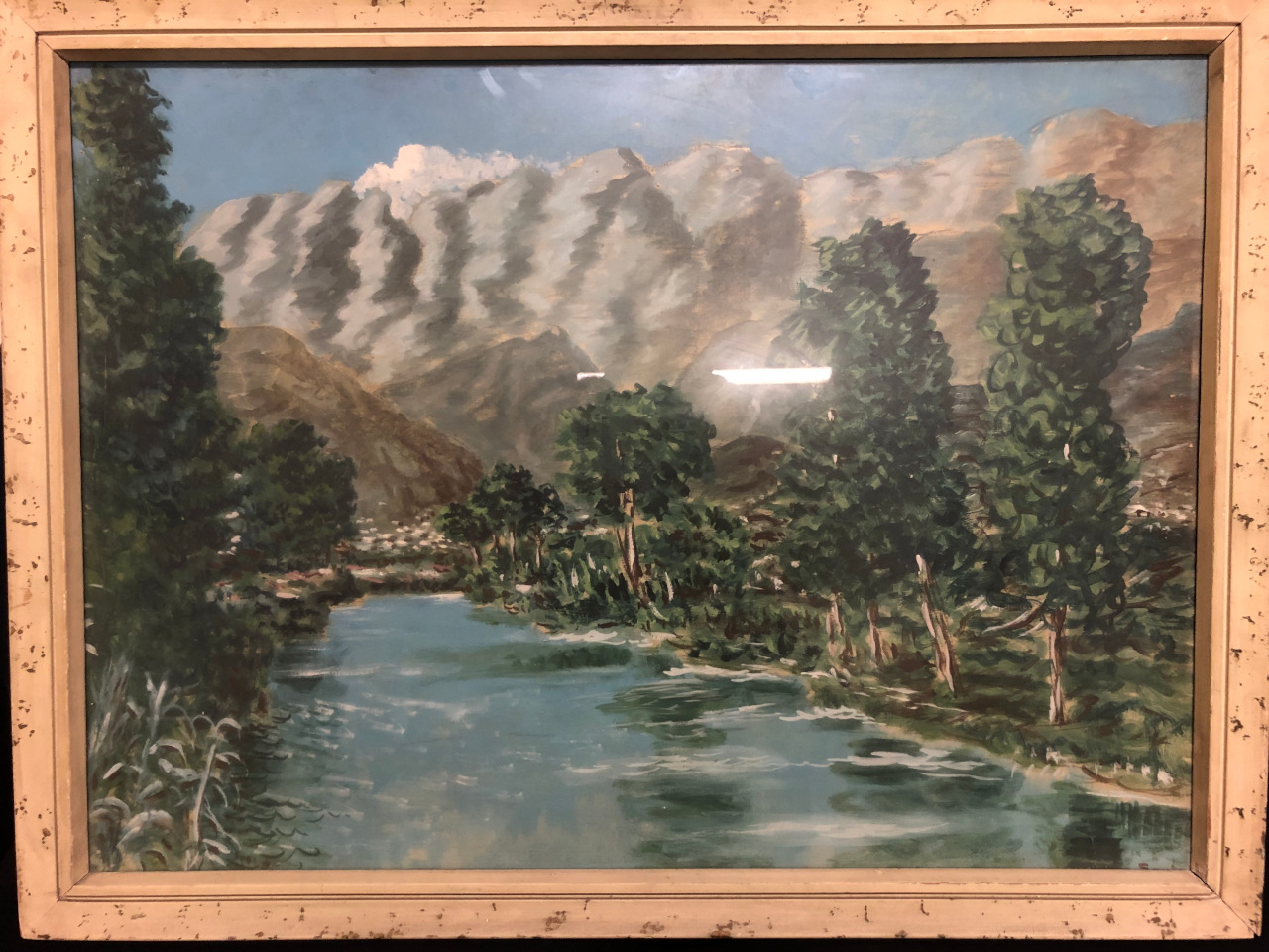 Il fiume Frigido, Paesaggio (dipinto) di Savinio, Alberto (XX secolo)