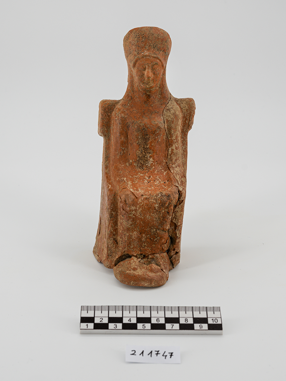 statuetta/ femminile (fine/ inizio SECOLI/ ARCHI DI SECOLI/ VI a.C.-V a.C)