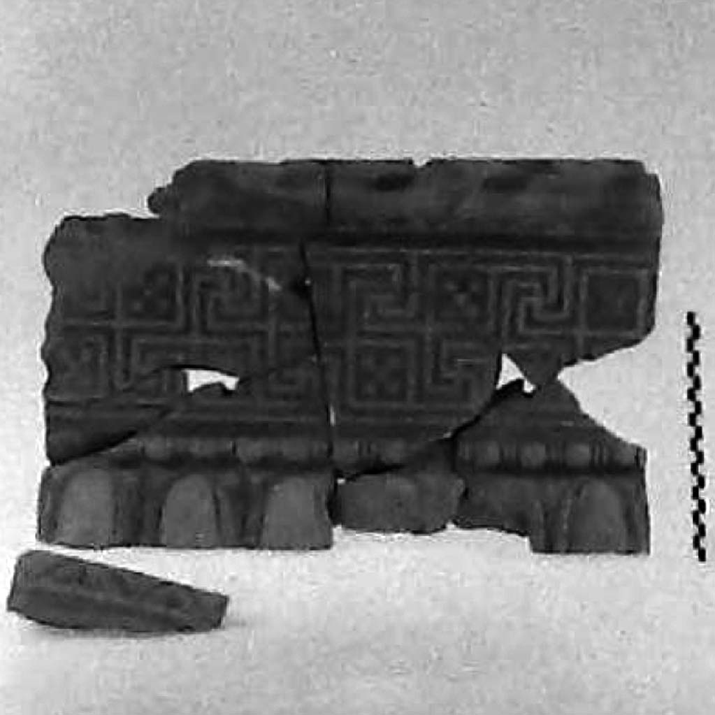 motivi geometrici (cassetta) - ambito greco (seconda metà VI a.C)