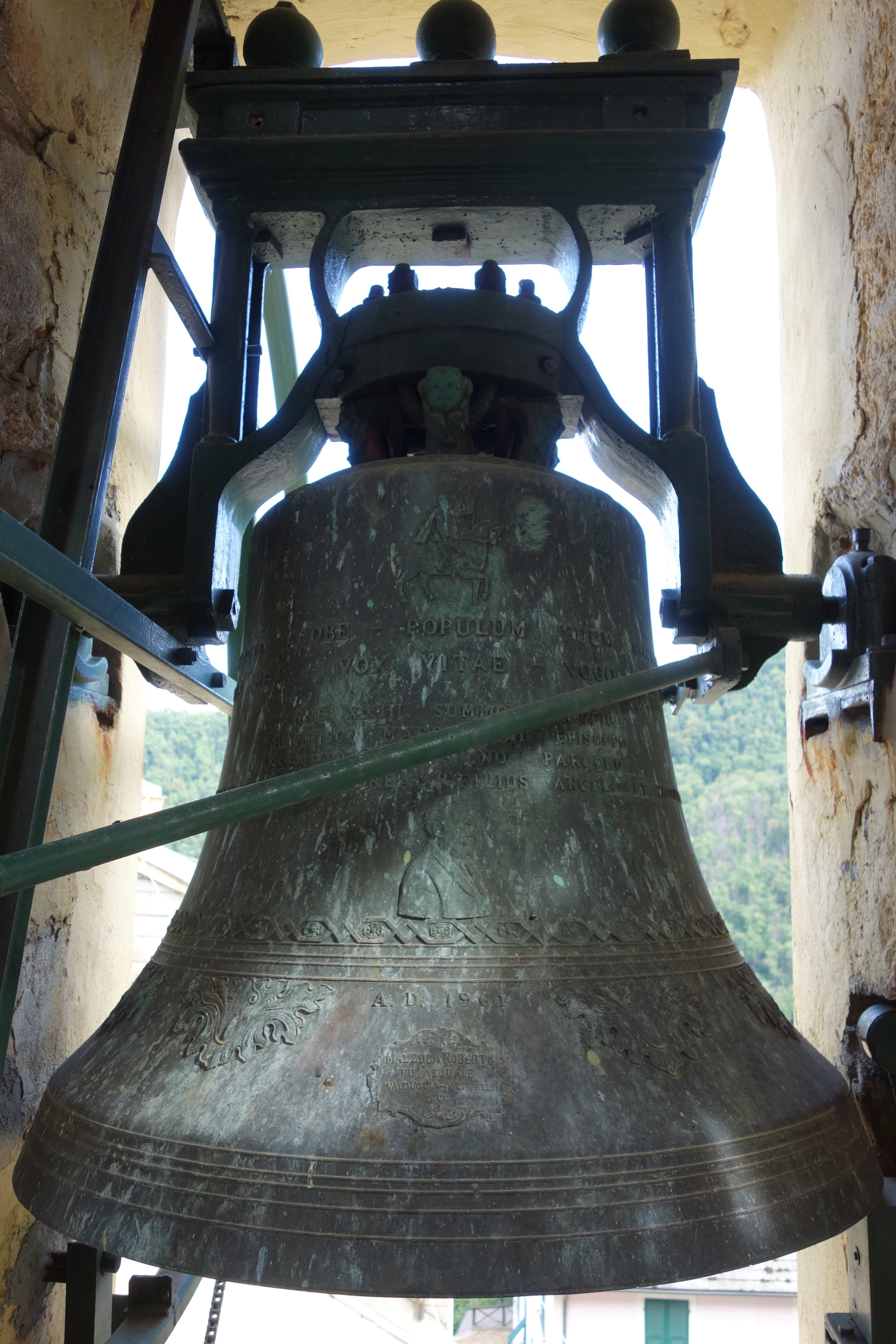 I Campana, campana maggiore (campana, bene complesso/ parte componente) di Roberto Mazzola (fonderia) (terzo quarto XX)