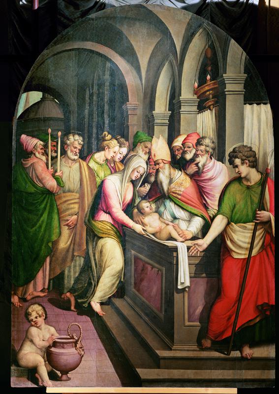 Presentazione di Gesù al tempio (dipinto) di Degli Organi Paolo (terzo quarto XVI)