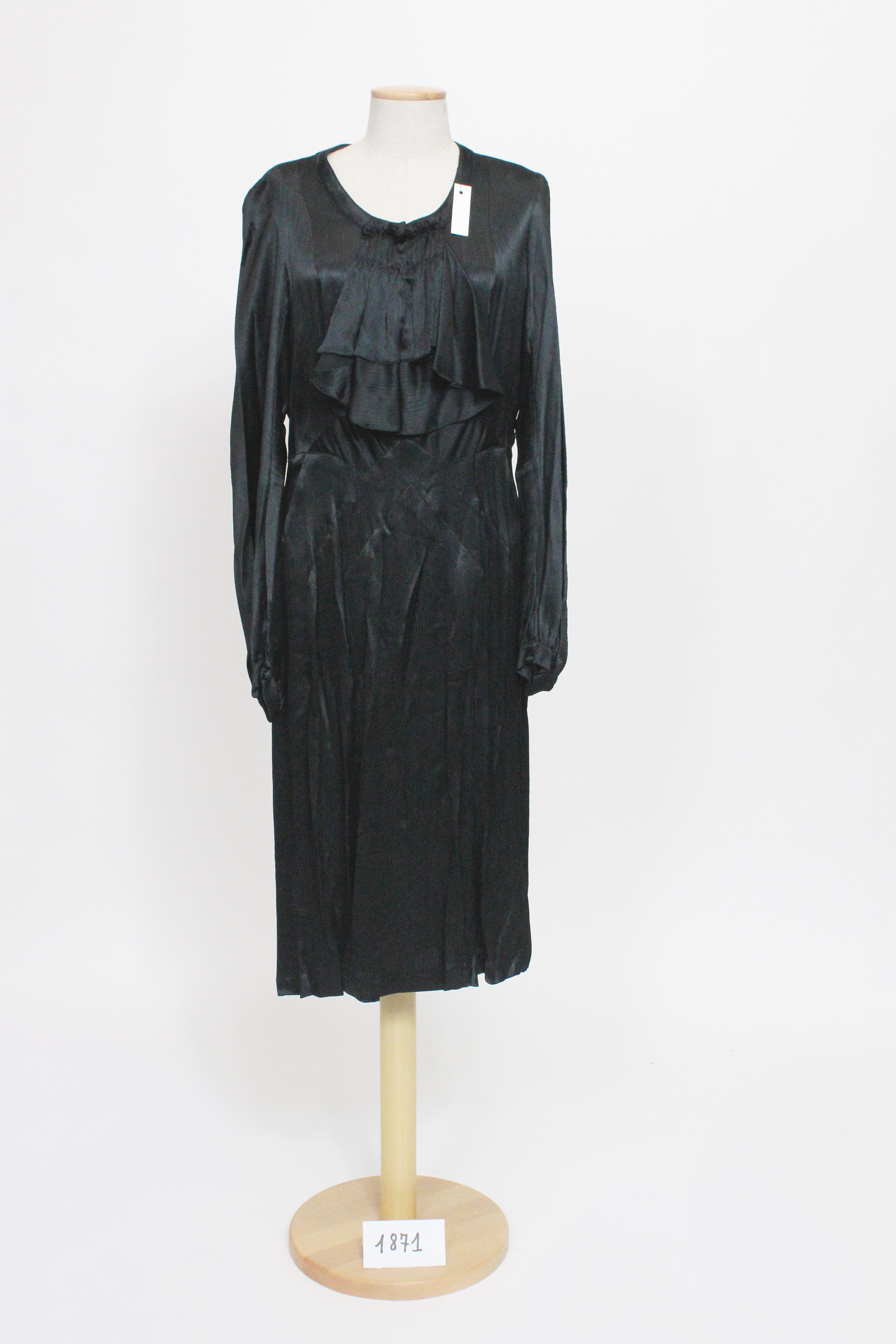 abito, civile, da sera, femminile - sartoria artigianale torinese (secondo quarto sec. XX)