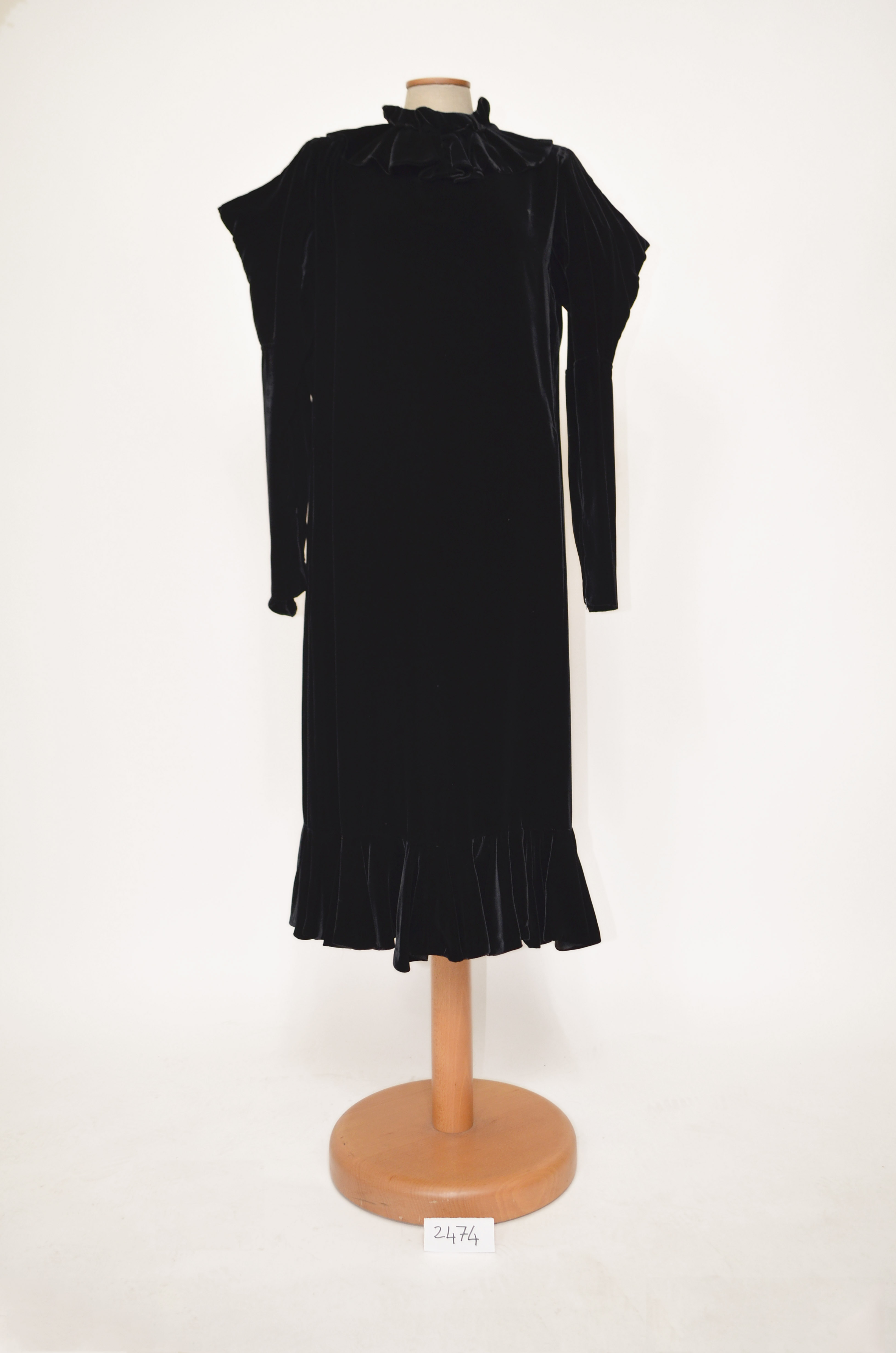 abito, civile, da sera, femminile - manifattura torinese (terzo quarto sec. XX)