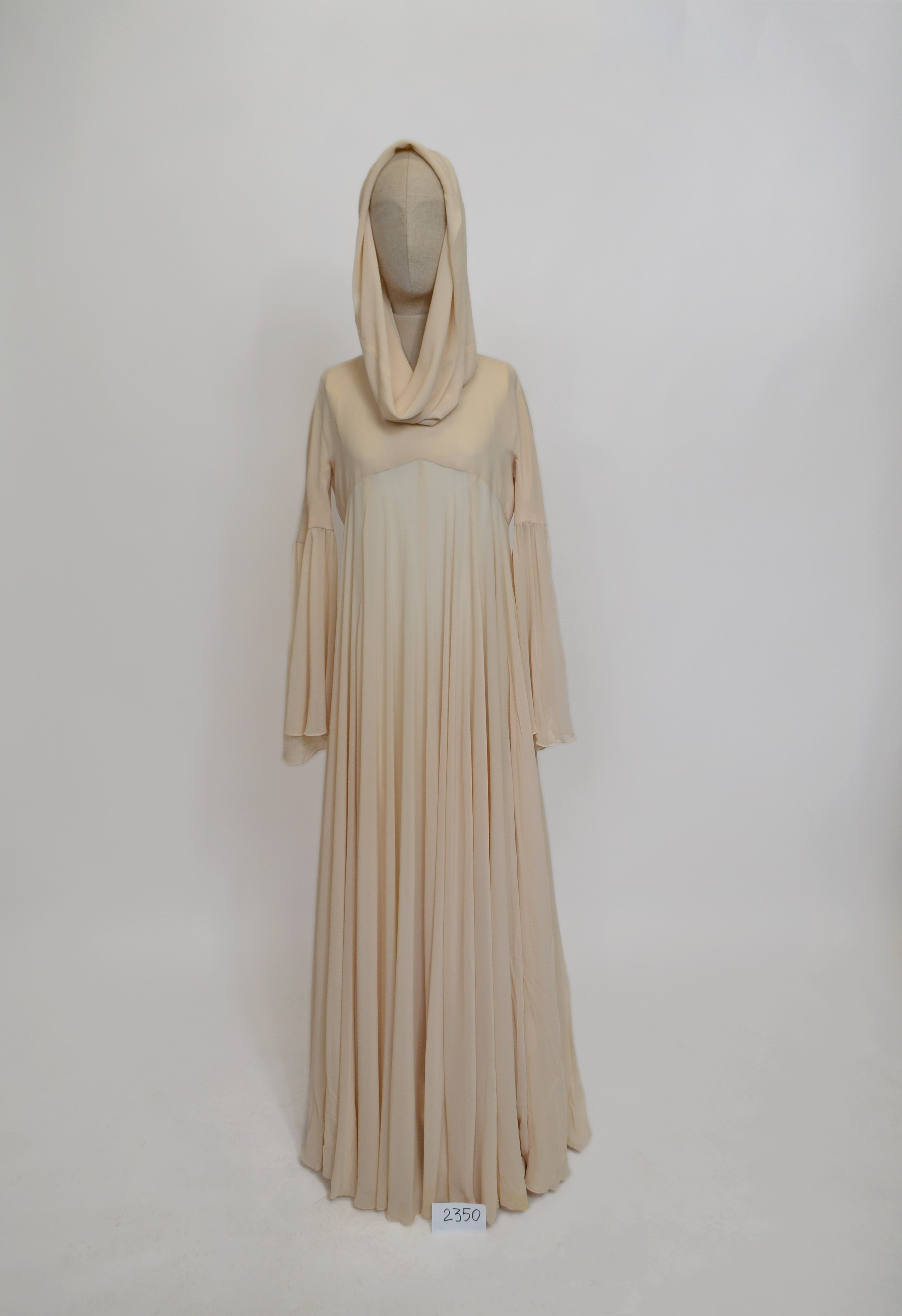 abito da sposa, civile, da nozze, femminile - Sanlorenzo Torino (anni settanta sec. XX)