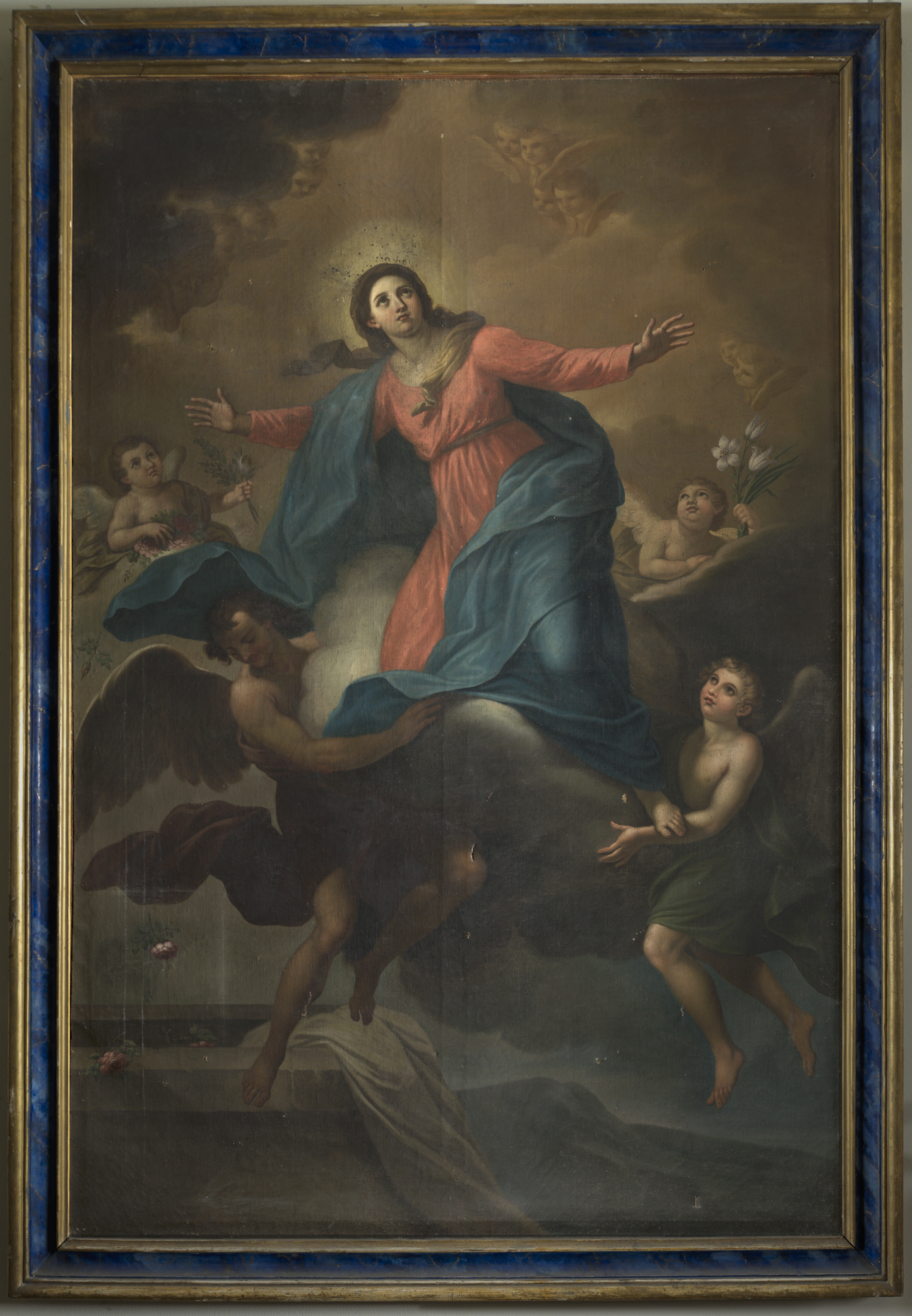 Assunzione di Maria (dipinto) di Concioli Antonio (secc. XVIII-XIX)