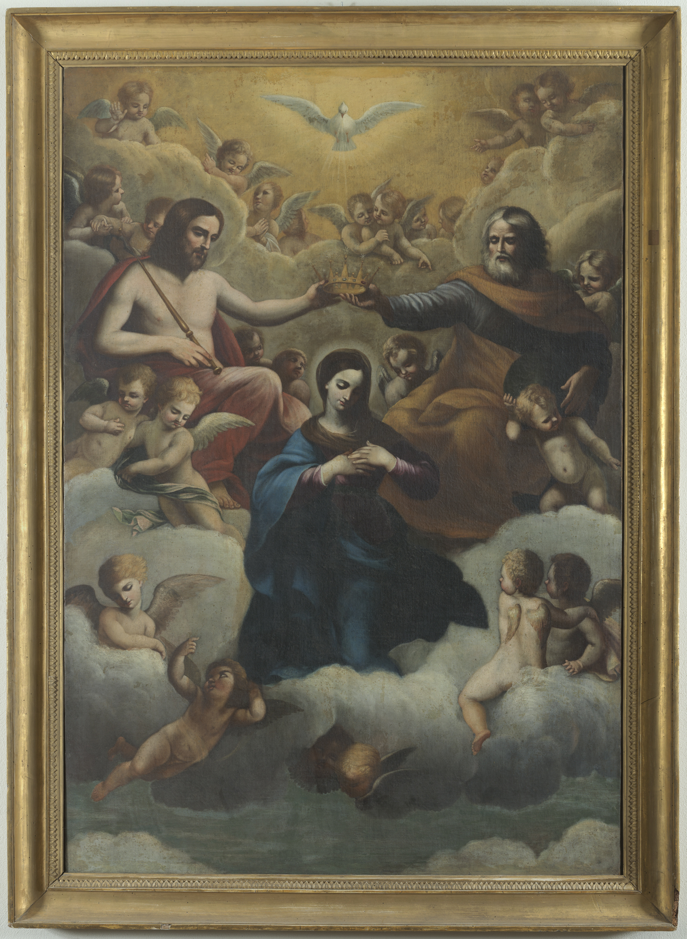 Incoronazione della Vergine (dipinto) - ambito romano (secc.XVIII-XIX)