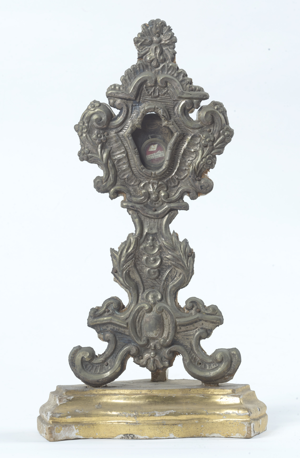 reliquiario - a ostensorio - ambito romano (secc.XVIII-XIX)