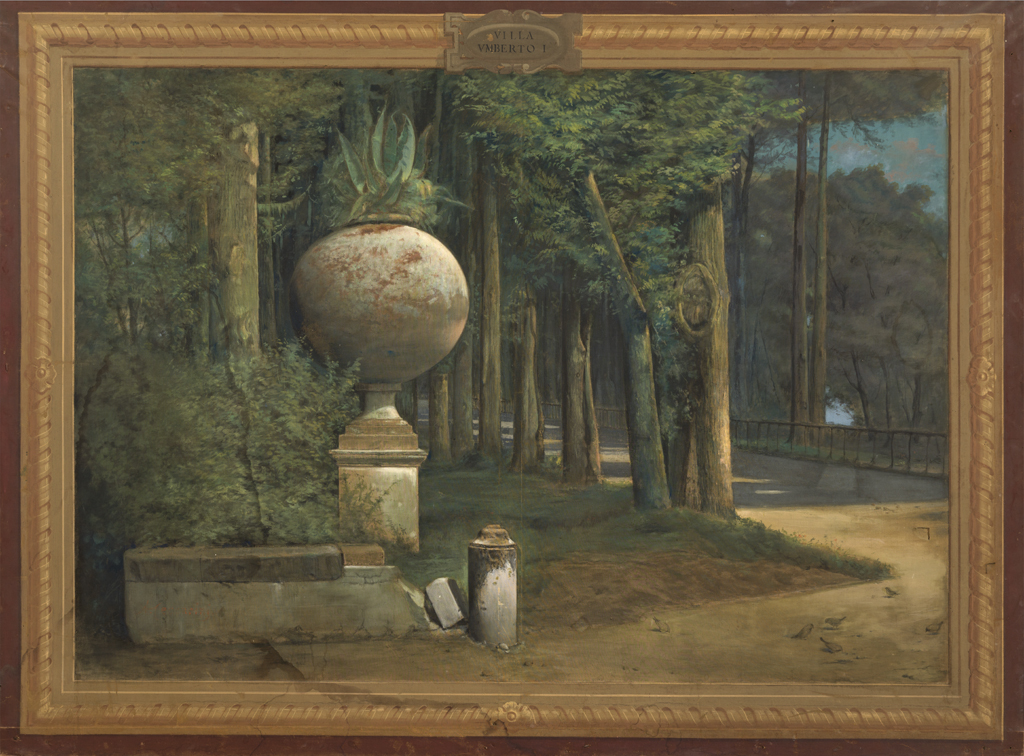 Villa Umberto I (dipinto) di Ceccarini Alessandro (sec.XX)