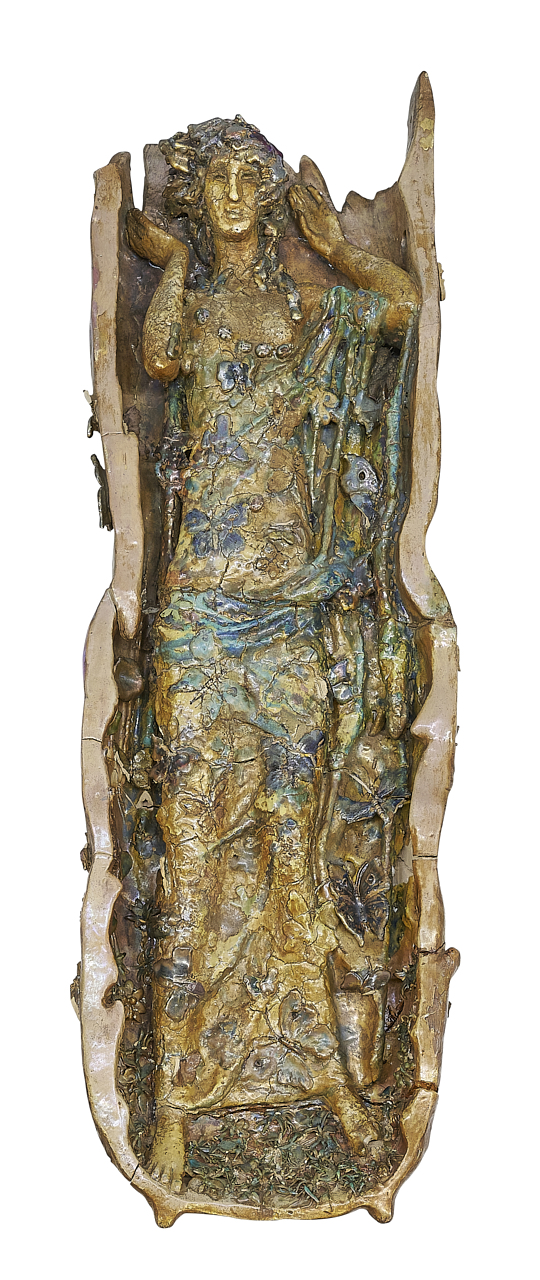 Figura femminile (rilievo) di Pietro Melandri (metà XX secolo)