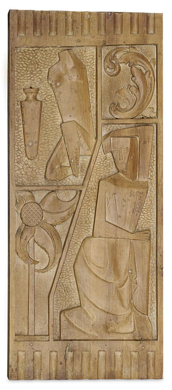 Allegoria (rilievo) di Lorenzo Garaventa (metà XX secolo)