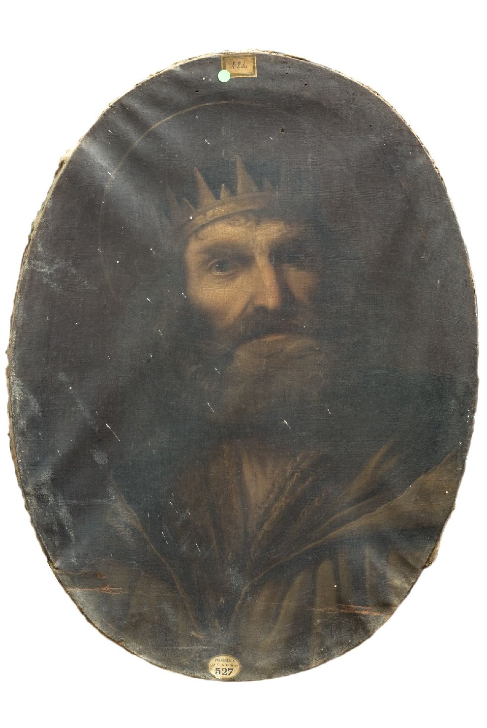 Santo (dipinto, elemento d'insieme) di Ritus, Giovan Nicola (sec. XVII)