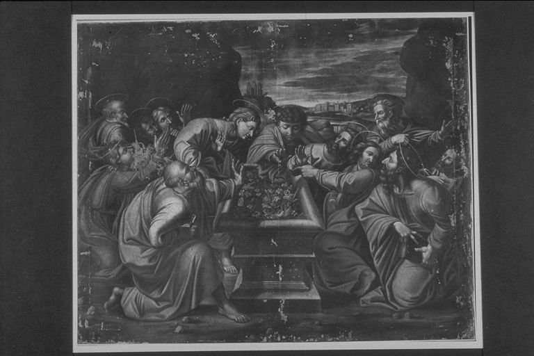 apostoli alla tomba della Madonna (dipinto, opera isolata) di Sanzio, Raffaello (sec. XVII)