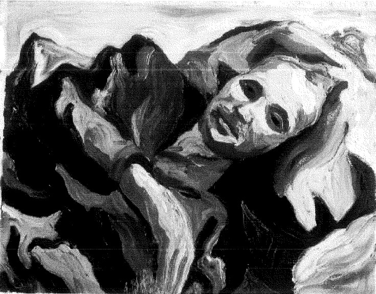 Il fratello Riccardo, ritratto d'uomo (dipinto) di Levi Carlo - ambito lucano (XX)
