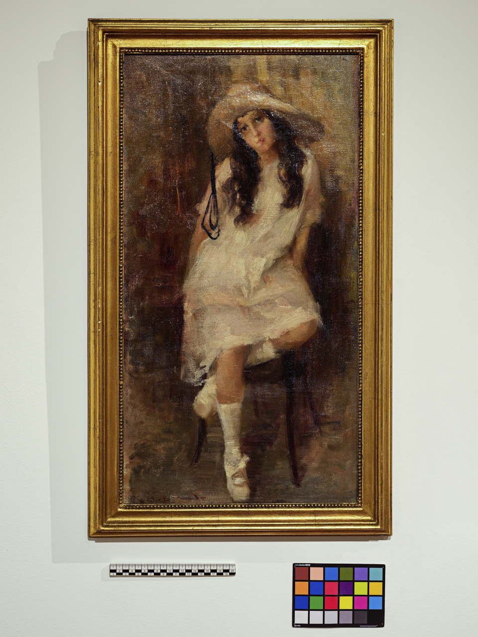 Ritratto di ragazza (Cordelia), Ritratto di fanciulla (Cordelia Brando) (dipinto, opera isolata) di Angelo Brando - ambito Italia meridionale (anni dieci XX)