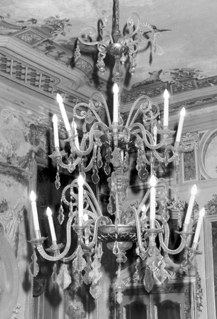 soggetto assente (lampadario - a bracci) - manifattura veneziana (XIX)