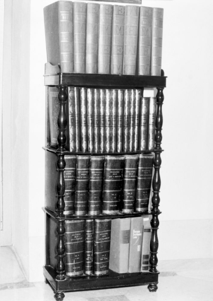 soggetto assente (libreria) - produzione italiana (XIX)