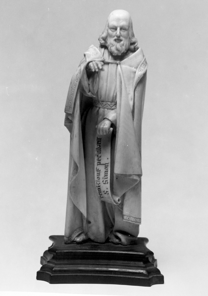 San Simone di Crepy (statuetta devozionale) - bottega borgognona (XV)