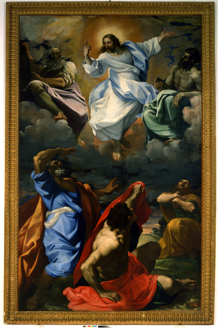 Trasfigurazione di Gesù Cristo (pala d'altare, opera isolata) di Carracci Ludovico (fine XVI)