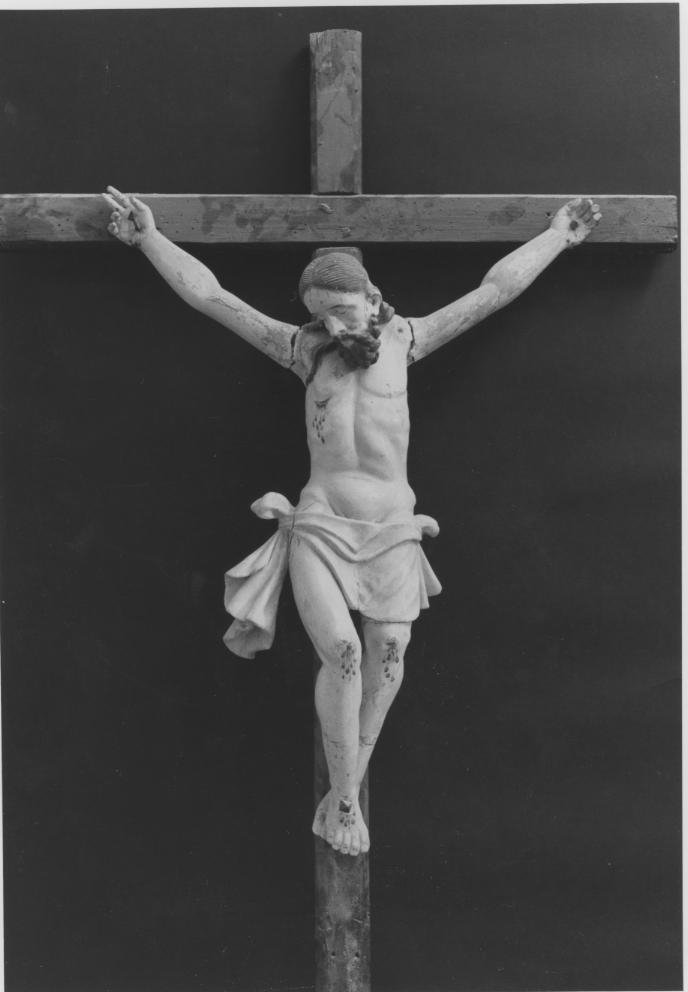 Cristo crocifisso (crocifisso) - bottega sarda (XVIII)