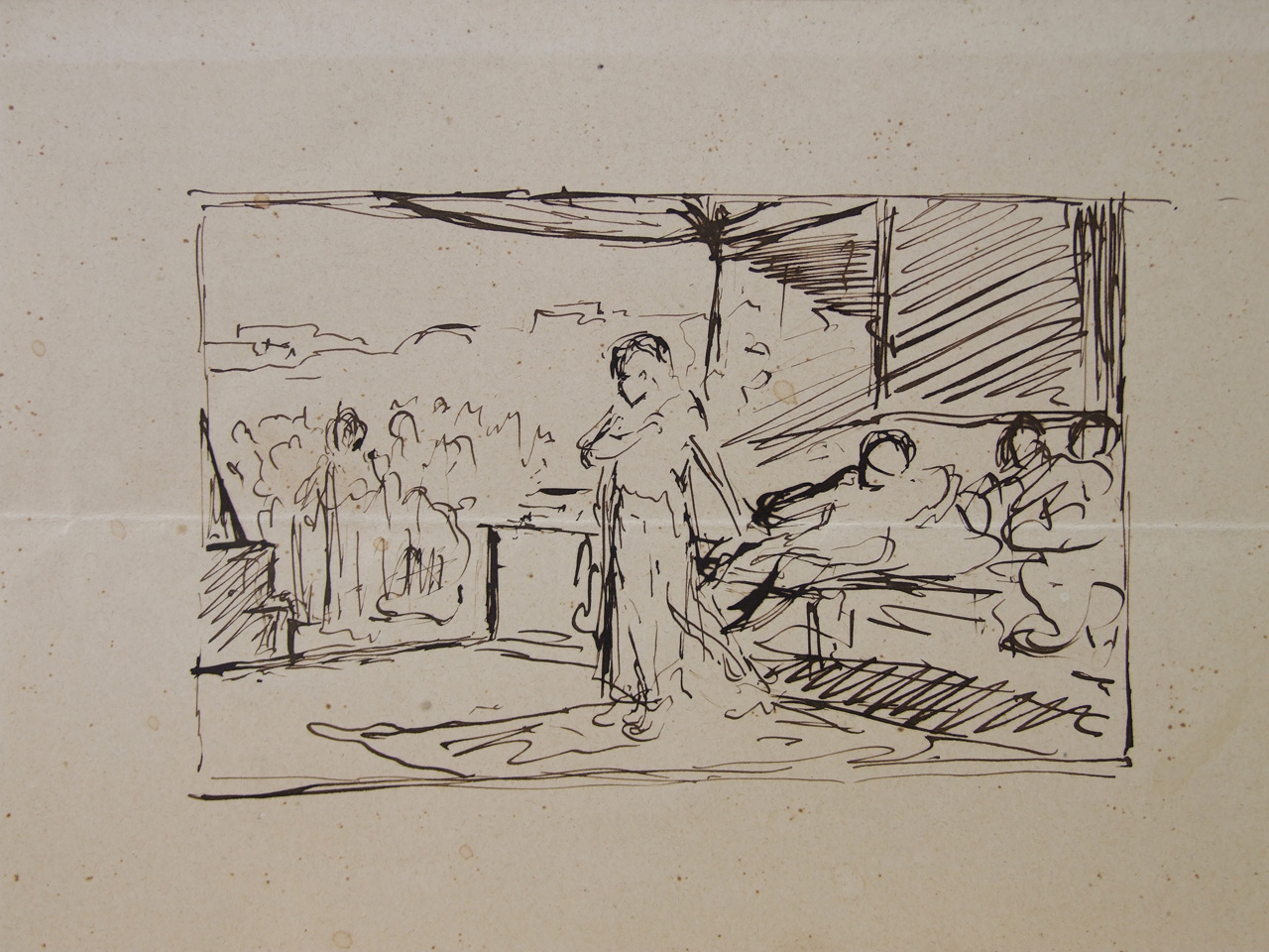 Studi per Giuditta e Oloferne (disegno) di Aldi Pietro (XIX)