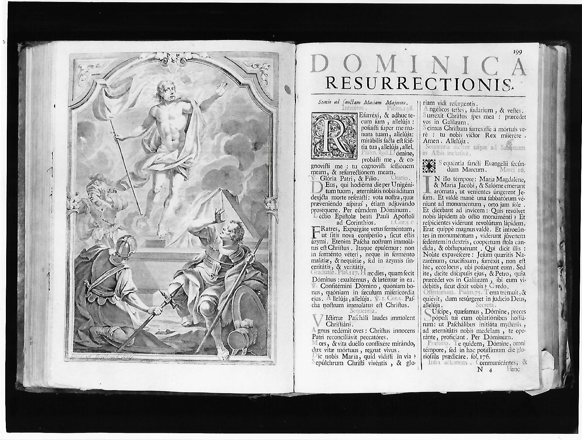 Resurrezione di Cristo (stampa) di Beylbrouck J. M (XVIII)